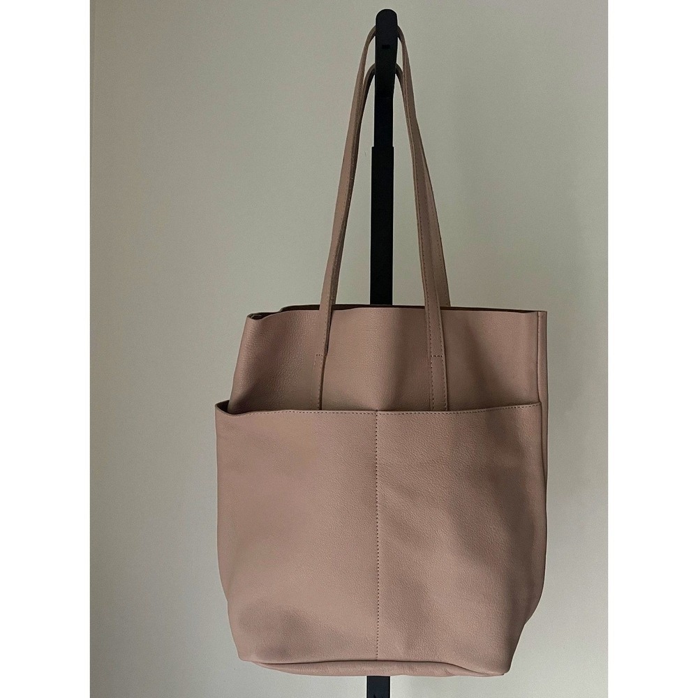 ABLE Selam‎ Leather Tote Bag Blush Pink Carryall